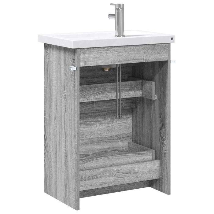 Set de mobilier pentru baie Sonoma gri 61 x 40 x 84,5 cm WALTI