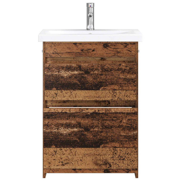 Set de mobilier pentru baie Lemn vechi 61 x 40 x 84,5 cm WALTI