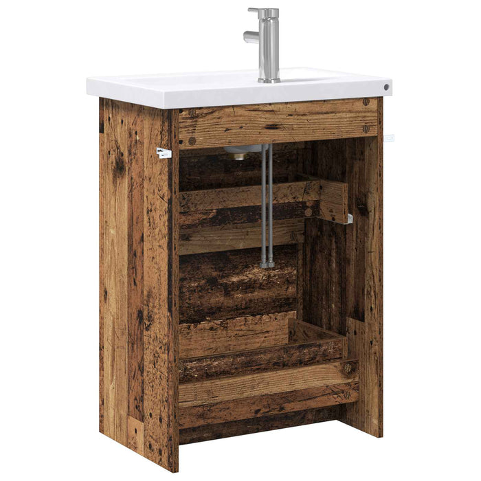 Set de mobilier pentru baie Lemn vechi 61 x 40 x 84,5 cm WALTI