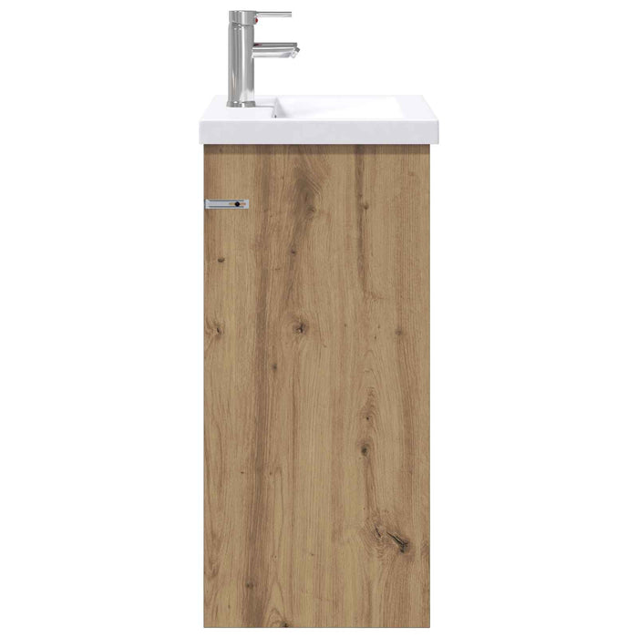 Set de mobilier pentru baie Stejar Artizanal 61 x 40 x 84,5 cm WALTI