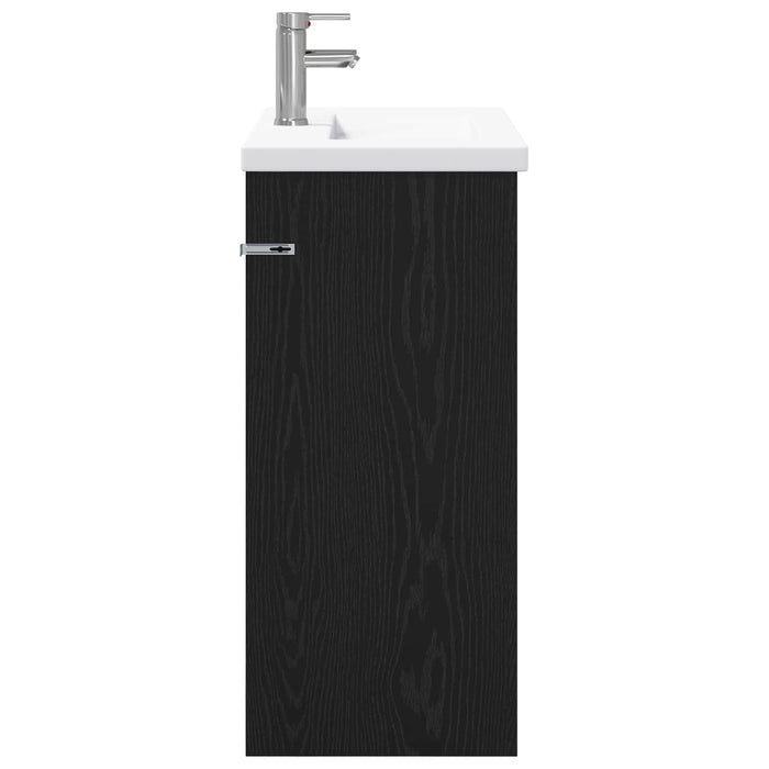 Set de mobilier pentru baie Stejar Negru 81 x 40 x 84,5 cm WALTI