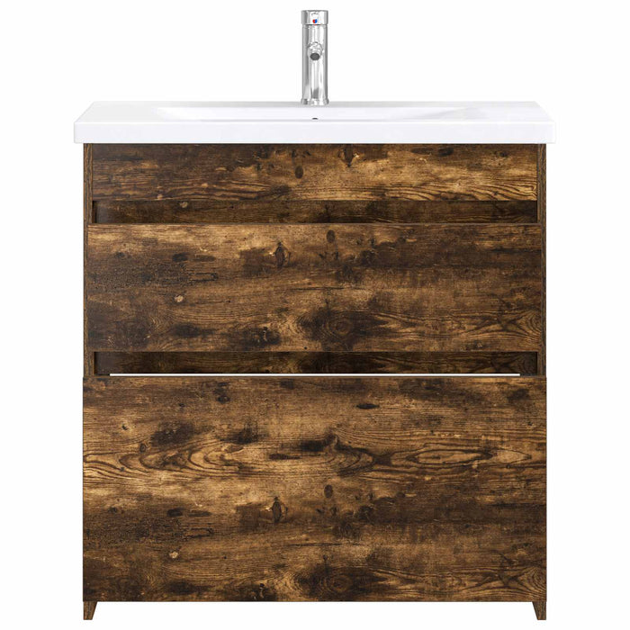 Set de mobilier pentru baie Stejar fumuriu 81 x 40 x 84,5 cm WALTI