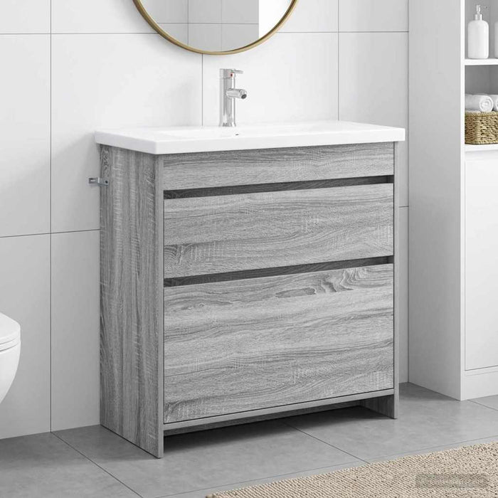 Set de mobilier pentru baie Sonoma gri 81 x 40 x 84,5 cm WALTI