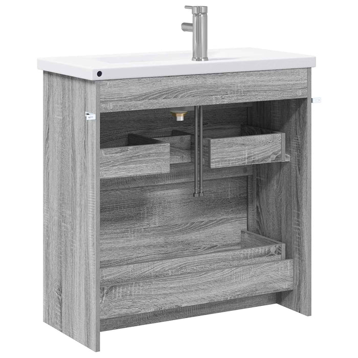 Set de mobilier pentru baie Sonoma gri 81 x 40 x 84,5 cm WALTI