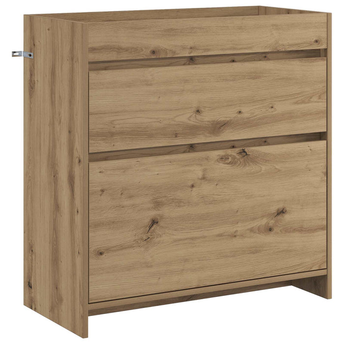 Set de mobilier pentru baie Stejar Artizanal 81 x 40 x 84,5 cm WALTI
