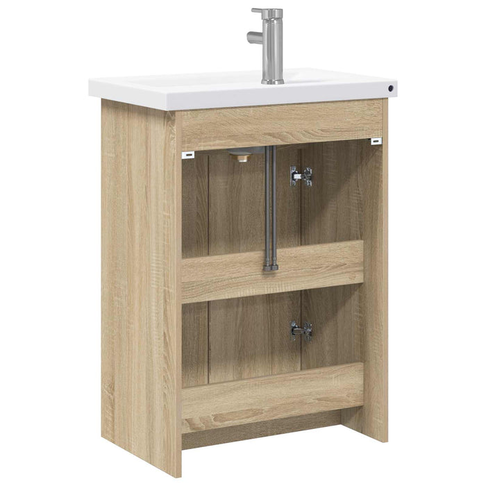 Set de mobilier pentru baie Stejar Sonoma 61 x 40 x 84,5 cm WALTI