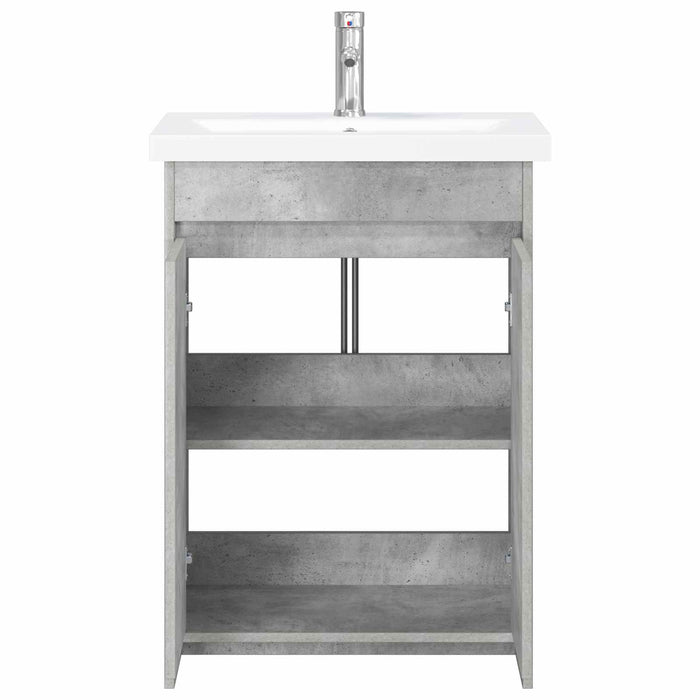 Set de mobilier pentru baie Gri Beton 61 x 40 x 84,5 cm WALTI