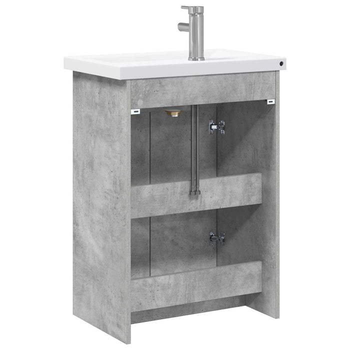 Set de mobilier pentru baie Gri Beton 61 x 40 x 84,5 cm WALTI