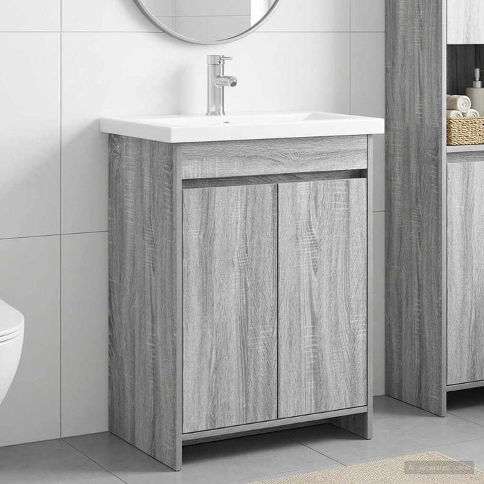 Set de mobilier pentru baie Sonoma gri 61 x 40 x 84,5 cm WALTI