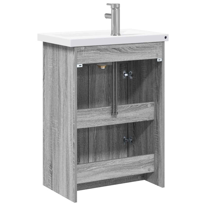 Set de mobilier pentru baie Sonoma gri 61 x 40 x 84,5 cm WALTI