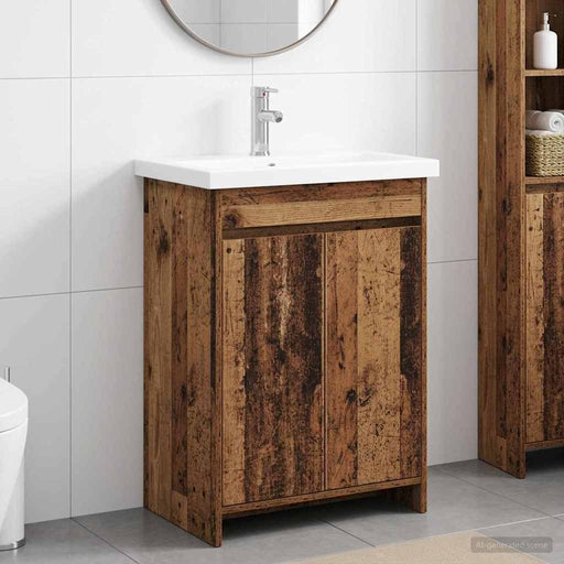 Set de mobilier pentru baie Lemn vechi 61 x 40 x 84,5 cm - WALTI WALTI
