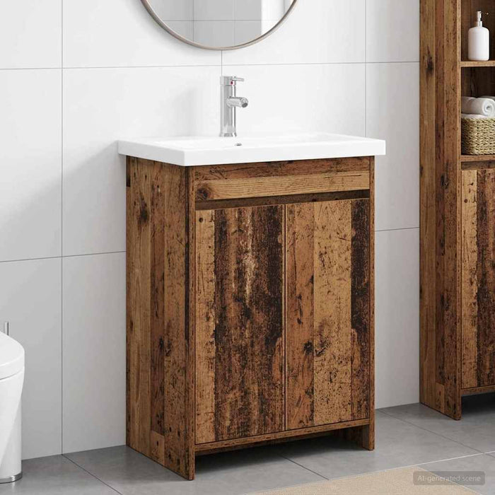 Set de mobilier pentru baie Lemn vechi 61 x 40 x 84,5 cm WALTI