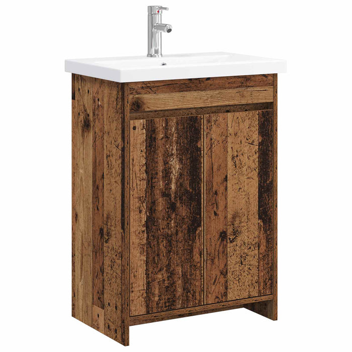 Set de mobilier pentru baie Lemn vechi 61 x 40 x 84,5 cm WALTI