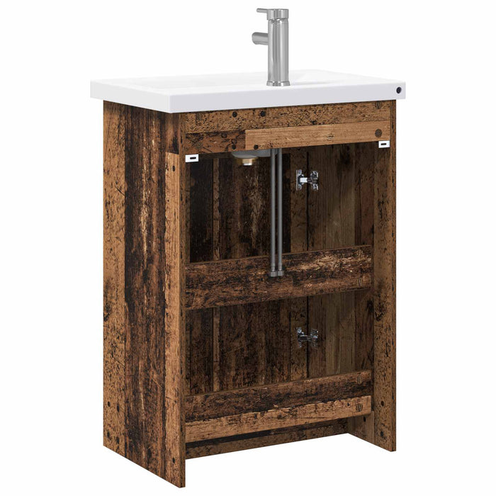 Set de mobilier pentru baie Lemn vechi 61 x 40 x 84,5 cm WALTI