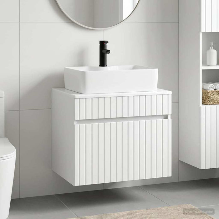Set de mobilier pentru baie Alb Lemn prelucrat WALTI