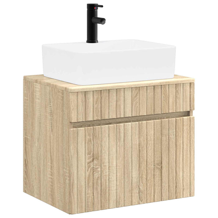 Set de mobilier pentru baie Stejar Sonoma Lemn prelucrat WALTI