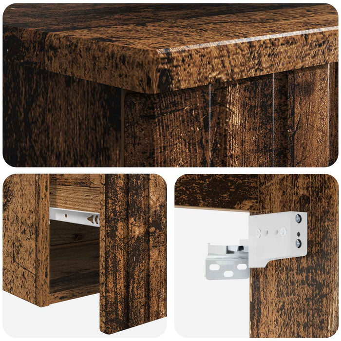 Set de mobilier pentru baie Lemn vechi Lemn prelucrat WALTI