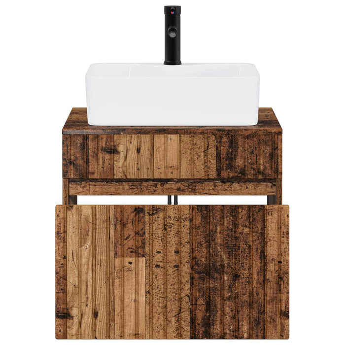 Set de mobilier pentru baie Lemn vechi Lemn prelucrat WALTI