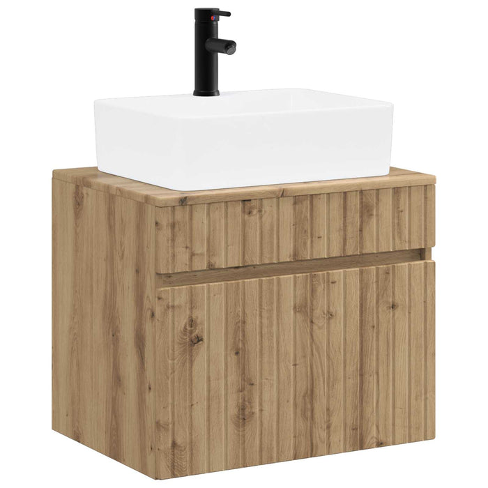 Set de mobilier pentru baie Stejar Artizanal Lemn prelucrat WALTI