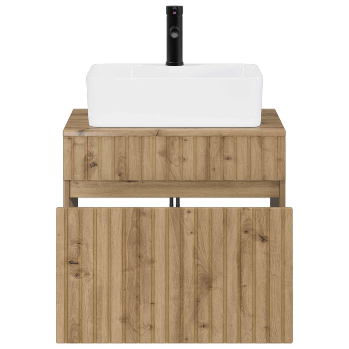 Set de mobilier pentru baie Stejar Artizanal Lemn prelucrat WALTI