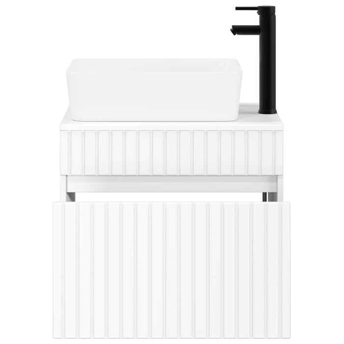 Set de mobilier pentru baie Alb Lemn prelucrat WALTI