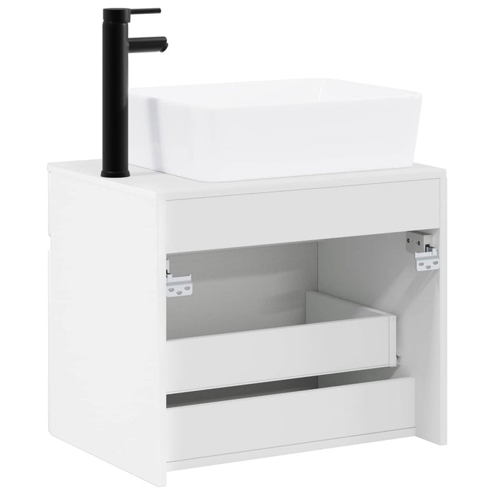 Set de mobilier pentru baie Alb Lemn prelucrat WALTI