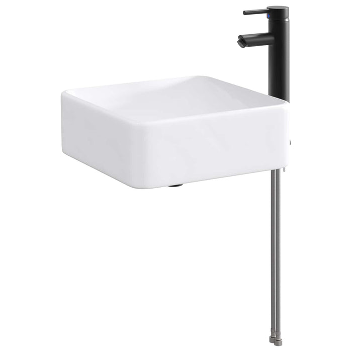 Set de mobilier pentru baie Negru Lemn prelucrat WALTI