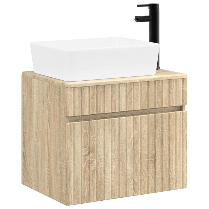 Set de mobilier pentru baie Stejar Sonoma Lemn prelucrat WALTI