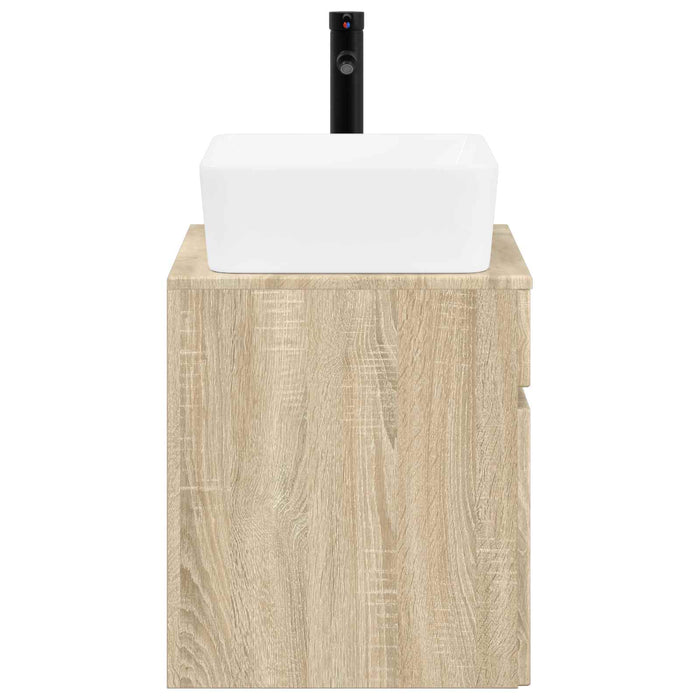 Set de mobilier pentru baie Stejar Sonoma Lemn prelucrat WALTI