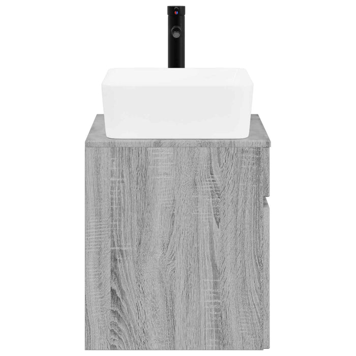 Set de mobilier pentru baie Sonoma gri Lemn prelucrat WALTI