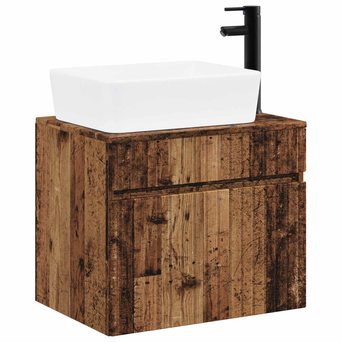 Set de mobilier pentru baie Lemn vechi Lemn prelucrat WALTI