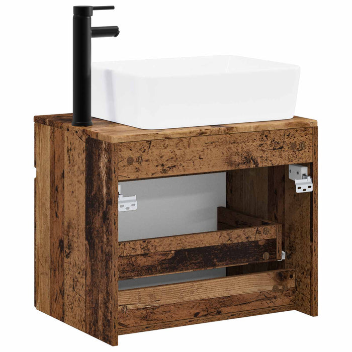 Set de mobilier pentru baie Lemn vechi Lemn prelucrat WALTI