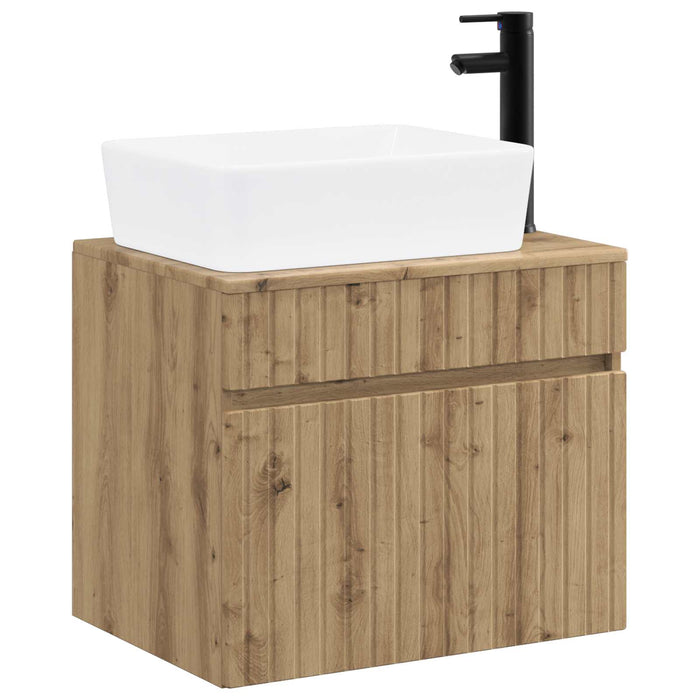 Set de mobilier pentru baie Stejar Artizanal Lemn prelucrat WALTI