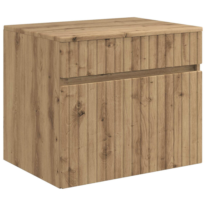 Set de mobilier pentru baie Stejar Artizanal Lemn prelucrat WALTI