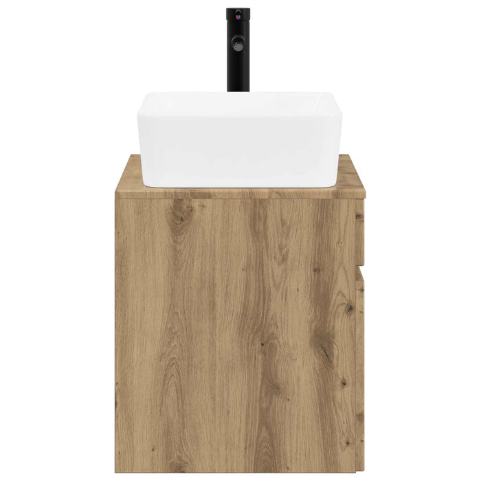 Set de mobilier pentru baie Stejar Artizanal Lemn prelucrat WALTI