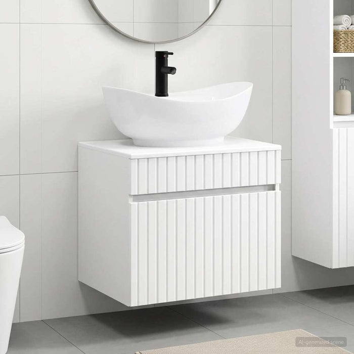 Set de mobilier pentru baie Alb Lemn prelucrat WALTI