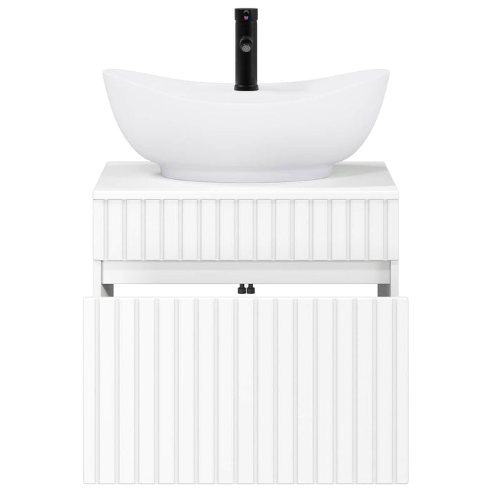Set de mobilier pentru baie Alb Lemn prelucrat WALTI