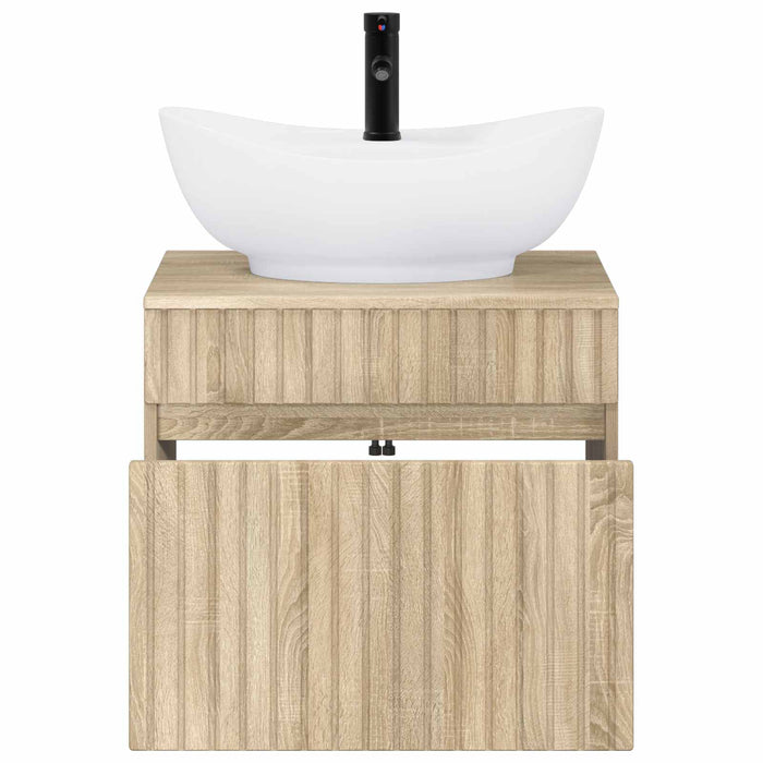 Set de mobilier pentru baie Stejar Sonoma Lemn prelucrat WALTI