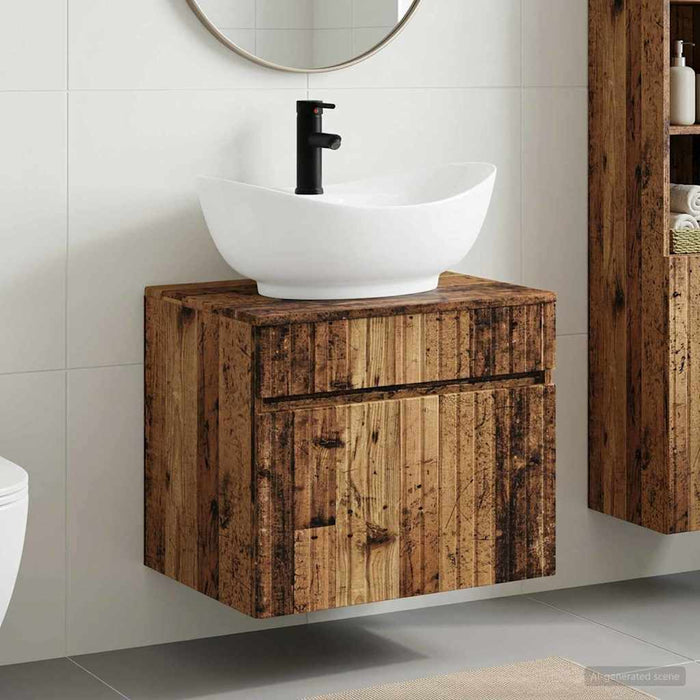Set de mobilier pentru baie Lemn vechi Lemn prelucrat WALTI