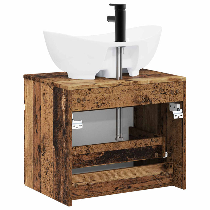 Set de mobilier pentru baie Lemn vechi Lemn prelucrat WALTI