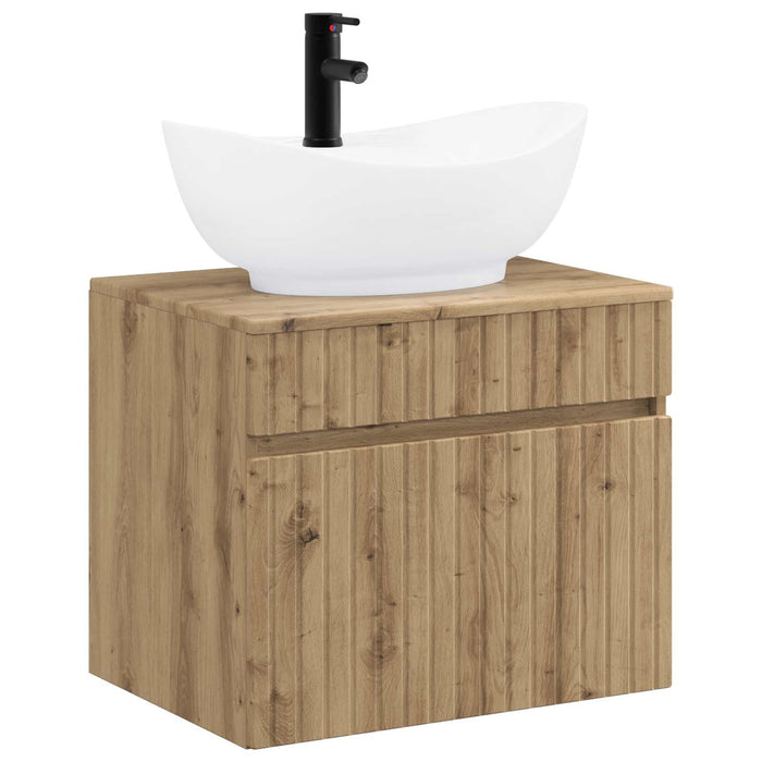 Set de mobilier pentru baie Stejar Artizanal Lemn prelucrat WALTI