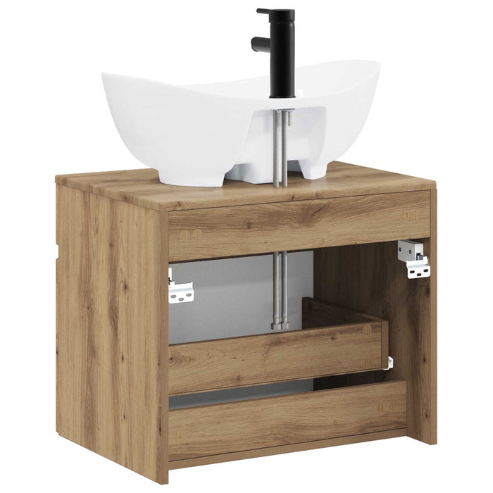 Set de mobilier pentru baie Stejar Artizanal Lemn prelucrat WALTI