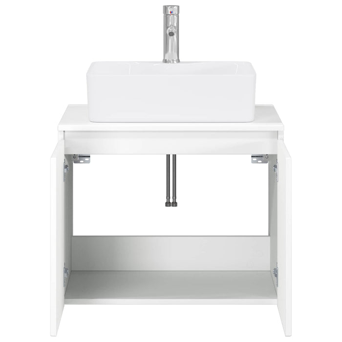 Set de mobilier pentru baie Alb Lemn prelucrat WALTI