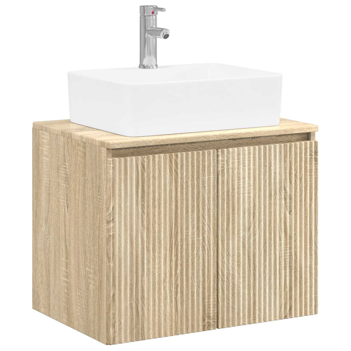 Set de mobilier pentru baie Stejar Sonoma Lemn prelucrat WALTI