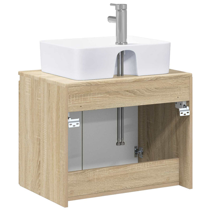 Set de mobilier pentru baie Stejar Sonoma Lemn prelucrat WALTI