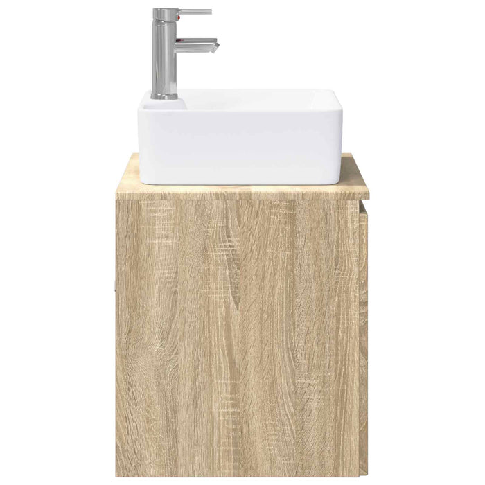 Set de mobilier pentru baie Stejar Sonoma Lemn prelucrat WALTI