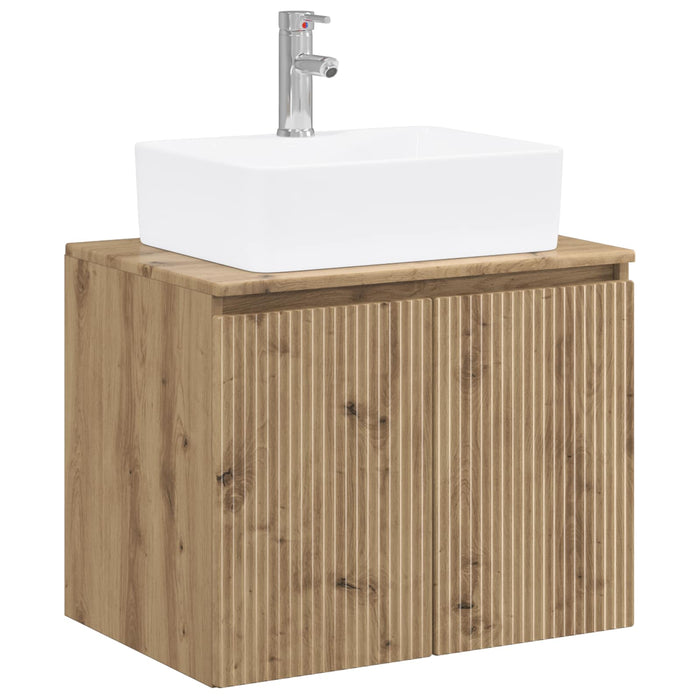 Set de mobilier pentru baie Stejar Artizanal Lemn prelucrat WALTI