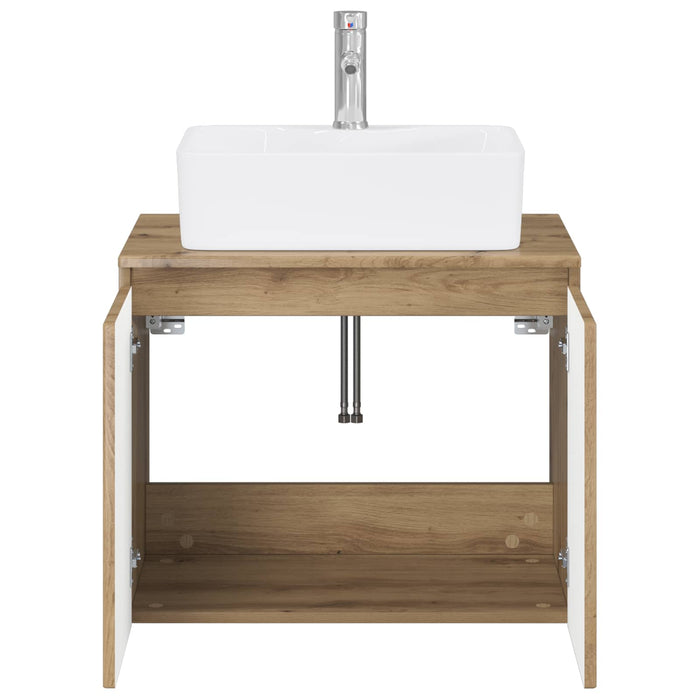 Set de mobilier pentru baie Stejar Artizanal Lemn prelucrat WALTI