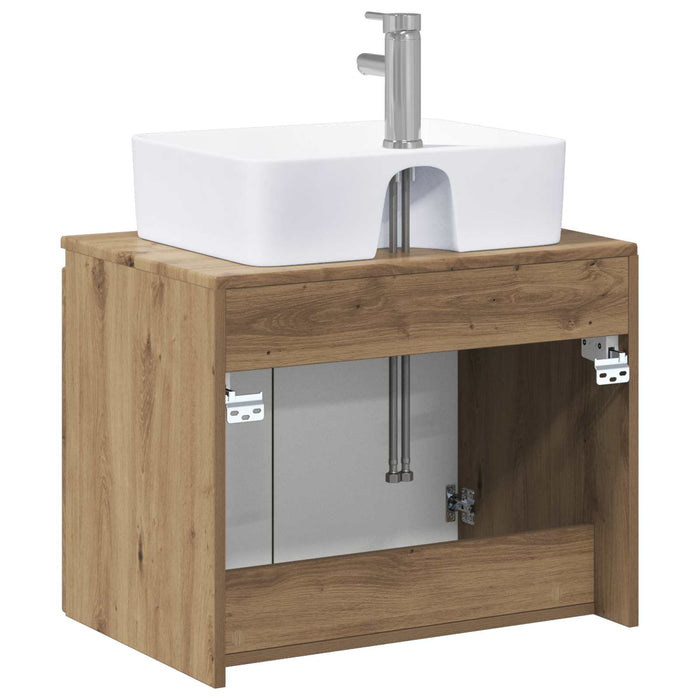 Set de mobilier pentru baie Stejar Artizanal Lemn prelucrat WALTI