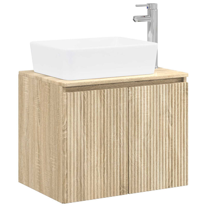 Set de mobilier pentru baie Stejar Sonoma Lemn prelucrat WALTI